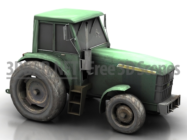 Tractor Tyre 3D Model Free Download