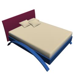 Bed 3D Model Preview #1790e3fa