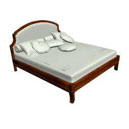 Bed 3D Model Preview #333730b9