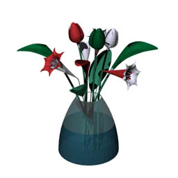 3D Flowerpot preview