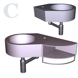 3D Washstand preview