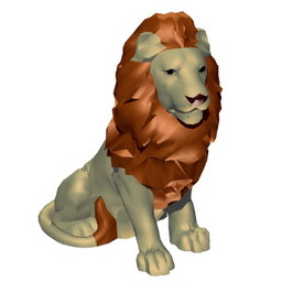 3D Lion preview