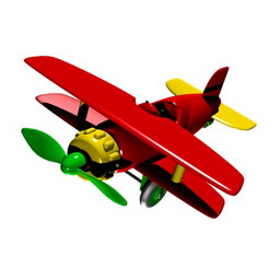 airplane toy 3D Model Preview #0c1dbc92