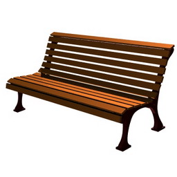 bench parkgarden2 3D Model Preview #70d3c4cf