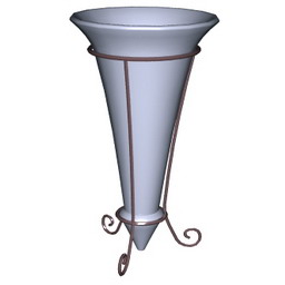 vase goldvamp 3D Model Preview #b0820060