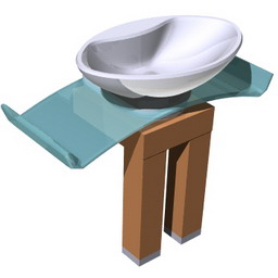 sanitary stand 3D Model Preview #3b12d12f