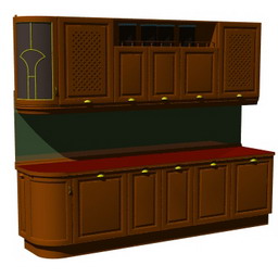 bar kitchen 3D Model Preview #8501bcf2