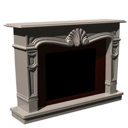 fireplace arriaga 3D Model Preview #ec245019
