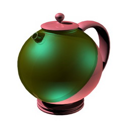 3D Teapot preview
