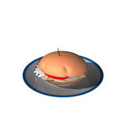 hamburger - 3D Model Preview #64f8f0a3