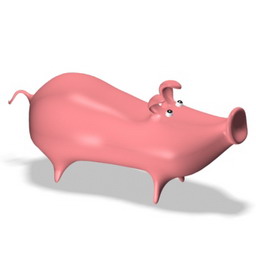3D Piggy preview