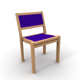 chair-611 blue 3D Model Preview #8bce7ee0