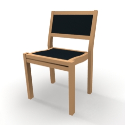 chair-611 black 3D Model Preview #3a97727d