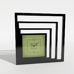 clock- sunrise-quadrate 3D Model Preview #d5738c66