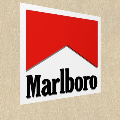 marlboro logo 3D Model Preview #fbfdc16c