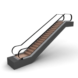 escalator  3D Model Preview #1dc2e59b