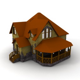 house 1- 3D Model Preview #6a7c4453