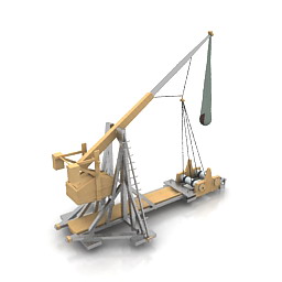 crane 2 3D Model Preview #ea2363b4