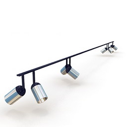 Track light - 3D model for interior 3d visualization. | Lamps (all)