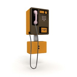 payphone - 3D Model Preview #db1696db
