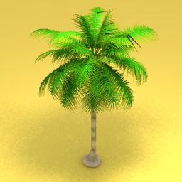 3D Palm Tree preview