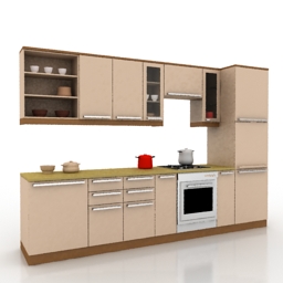 kitchen - 3D Model Preview #d16265f9
