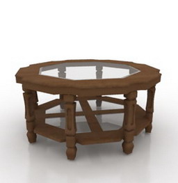 round table 3D Model Preview #a64550fe