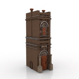 old bank 3D Model Preview #ee659931