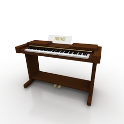 piano poliact 3D Model Preview #5ec58d63