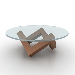 Table F129 - 3D model for interior 3d visualization. | 