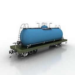 wagon cistern 3D Model Preview #5e30092e