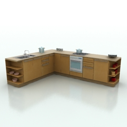 kitchen- 3d 3D Model Preview #c258b26f