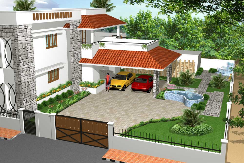 Design By Vimal Arch Designs, Home Garden Design India