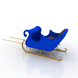 fab sleigh 3D Model Preview #d99cfbfe