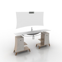 bathroom set 3D Model Preview #e286dfcd