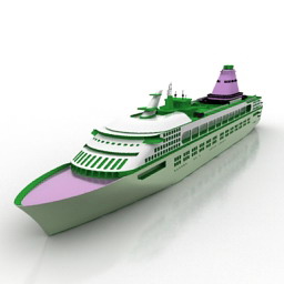 cruise ship 3D Model Preview #974ef4dd