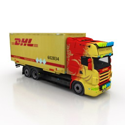 Truck 4 3d Model Gsm 3ds For Interior 3d Visualization