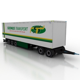 Truck 2 3d Model Gsm 3ds For Interior 3d Visualization