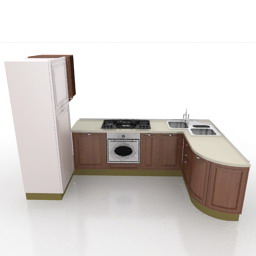 kitchen - 3D Model Preview #f27904db