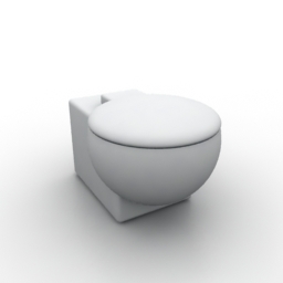 lavatory pan 3D Model Preview #dcefb733