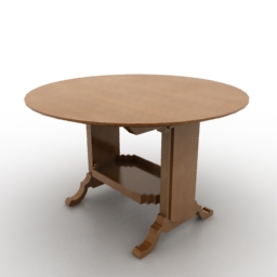 dining table 3D Model Preview #356632a9