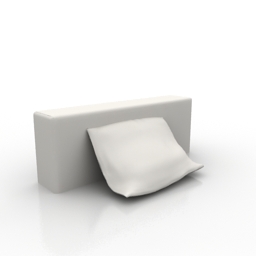 pillow 2 3D Model Preview #f96f7abf
