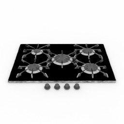 cooker panel 3D Model Preview #51ce0c02