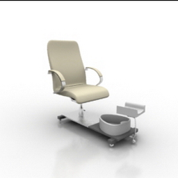 salon chair 3D Model Preview #f13bc367