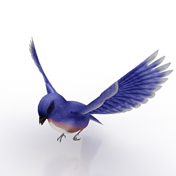 3D Bluebird preview