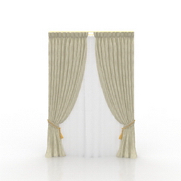 Curtain 3D Model Preview #e50a97d2