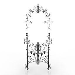 mirror frame 3D Model Preview #6be55264
