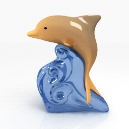 3D Dolphin preview