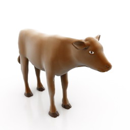 Cow N180308 3d Model Gsm 3ds For Interior 3d Visualization