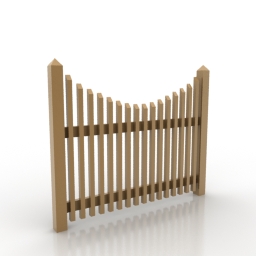 3d Model Fence Category Gates Fences